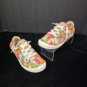 Skechers BOBS Women's Beach Bingo-Dog House Sneakers 8